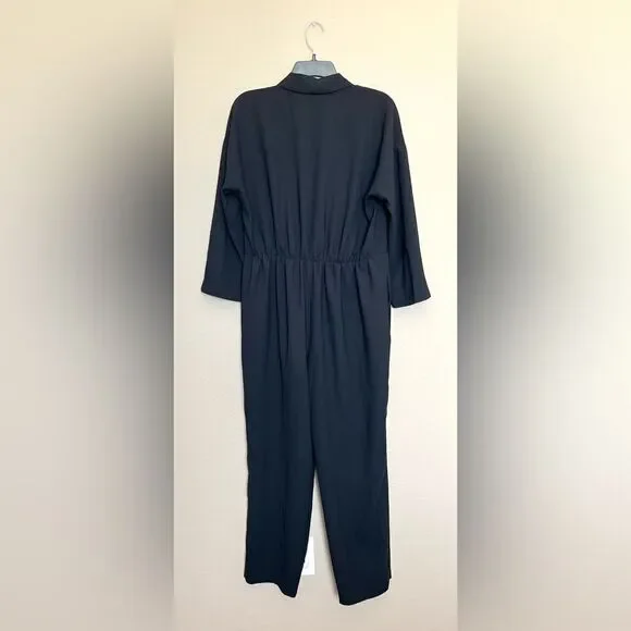 J. Crew 365 Gyro Faux Wrap Lapel Jumpsuit - Picture 11 of 12